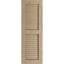 Rustic Two Equal Louver Faux Wood Shutters (Per Pair)-88968584-88968604-88968605