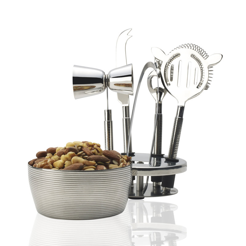Ensemble d'outils de bar en acier inoxydable Houdini, 6 pièces