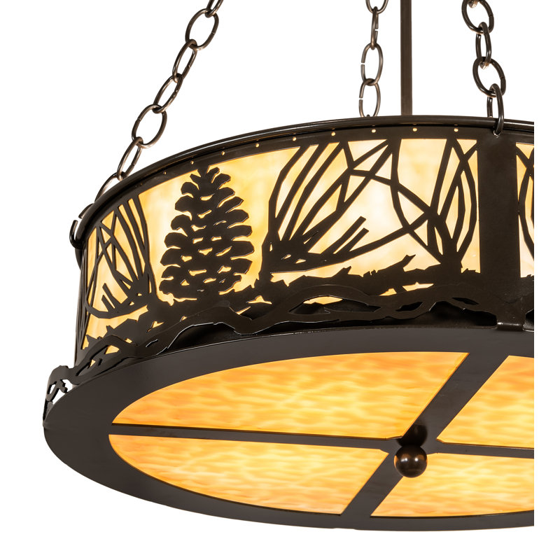 Sid 4 - Light Pendant, Timeless Bronze, 65" H x 22" W x 22" D