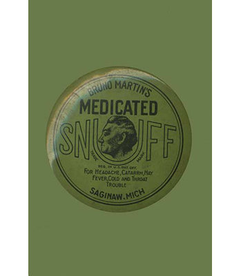 Bruno Martinis Medicated Snuff Vintage Advertisement