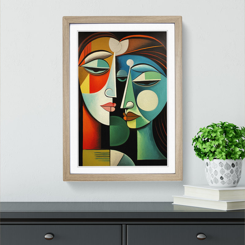 Pablo Picasso Classicism - Framed Print, Oak Framed, 34cm H x 25cm W x 2" D
