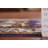 Vegetable Dye Purple Oushak Turkish Runner Rug