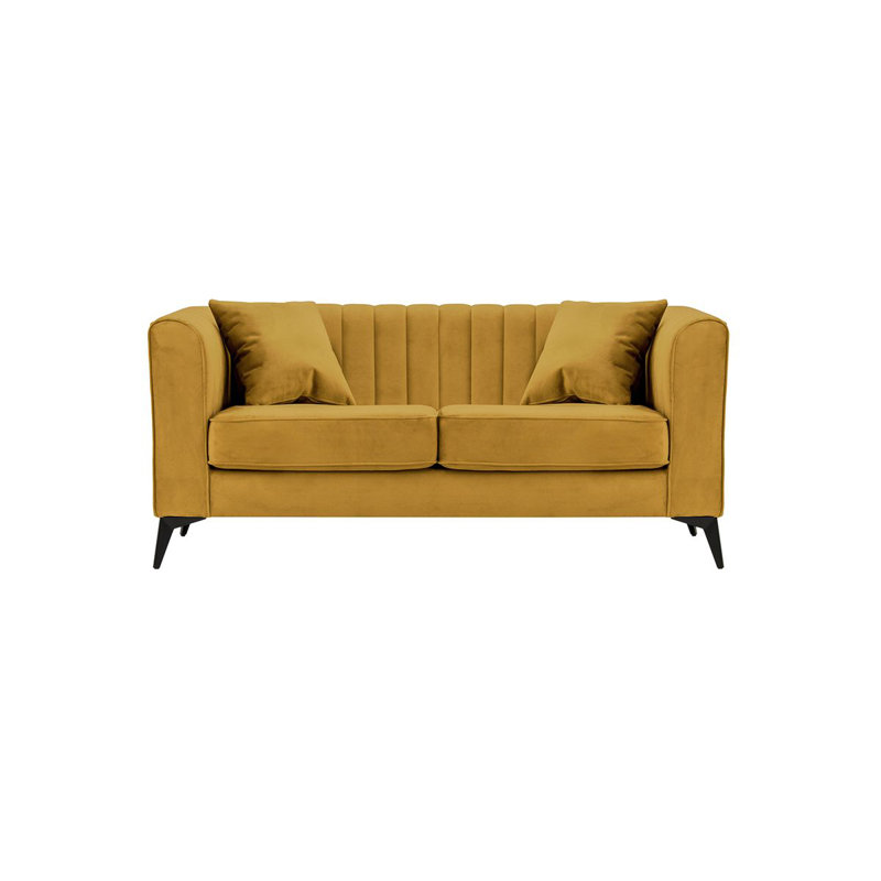 Margo 4 Seater Sofa, Yellow, 2