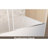 Single Sliding Shower Door For Bathroom Zones, 56 - 60 "W X 60" H, 1/4 " 6 Mm  Clear Tempered Glass, Preventive Film Cover, Stainless Steel Square Tube Track, Brushed Nickel Large Handle, American