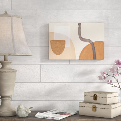 Sandy Balance I by Mary Urban - Wrapped Canvas Painting