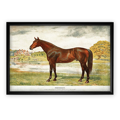 « équin sketch xxvii », reproduction de peinture à l’huile sur toile encadrée