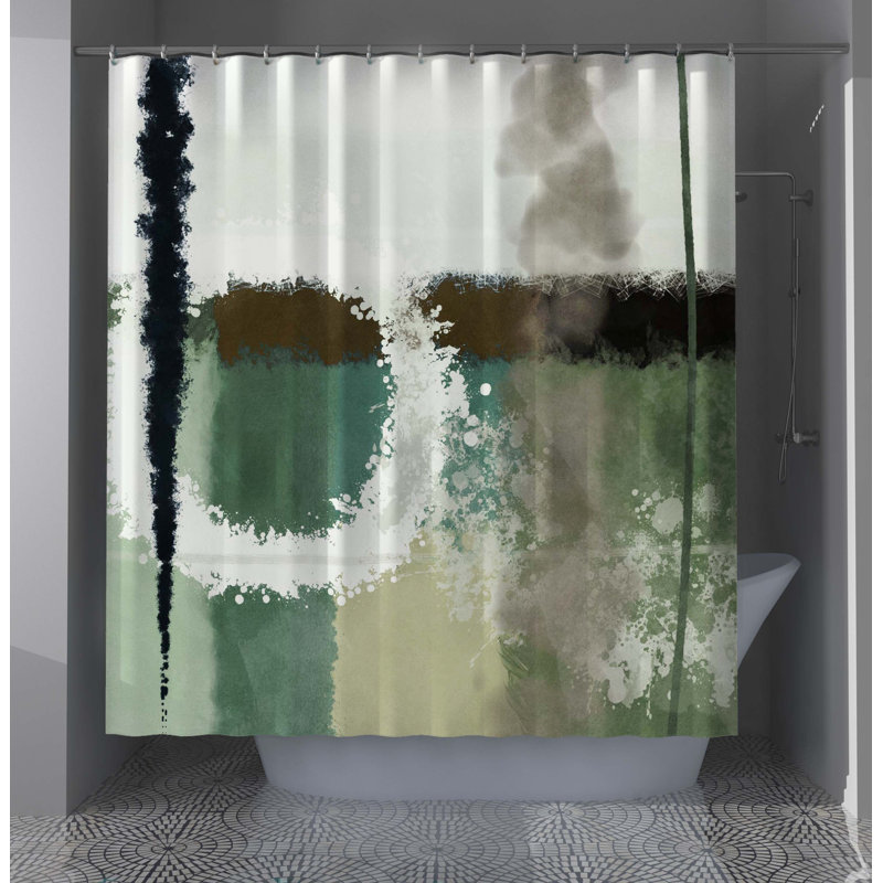 Abstract Shower Curtain