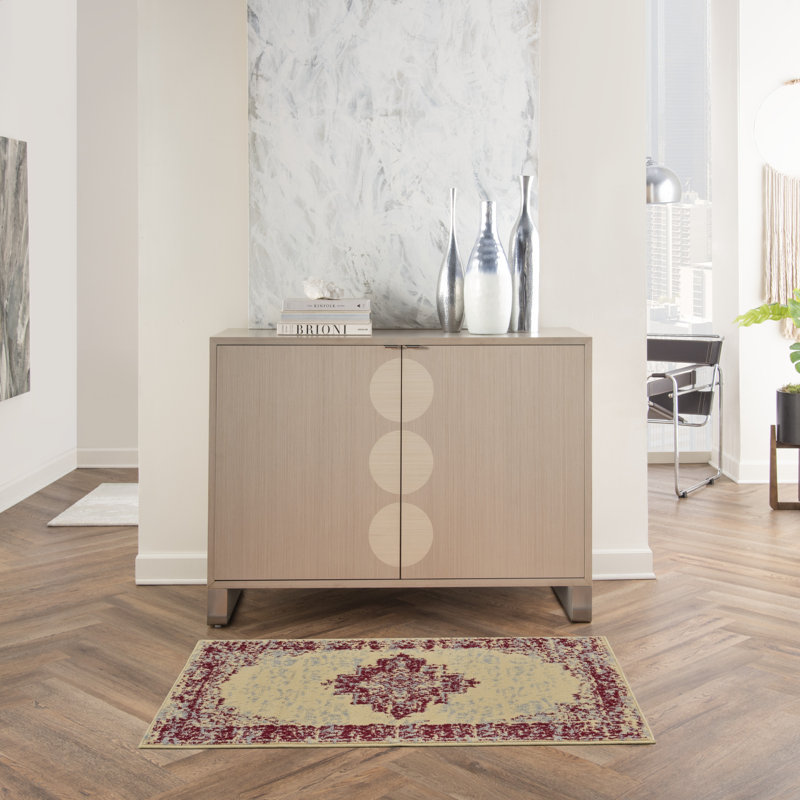 Skender Oriental Indoor Rug, Rectangle 2' x 4'