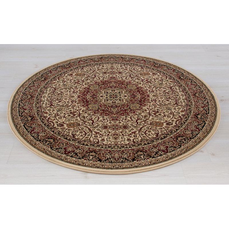 Izaiah Oriental Indoor Rug, Round 5'3"