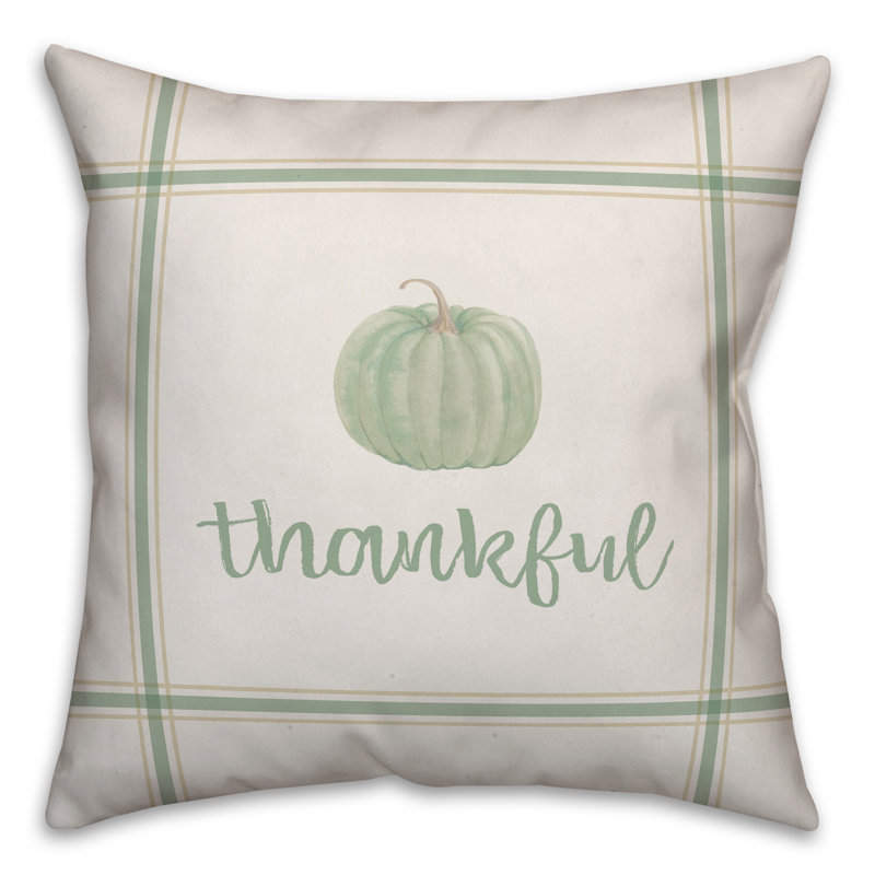  Coussin Thankful Pumpkin
