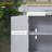 Kitchen Island Cart Rolling Trolley Cart With Drawer, Storage Cabinet & Towel Rack-1200268081