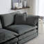 Ensemble de 2 chaises d'appoint rembourrées en chenille haut de gamme