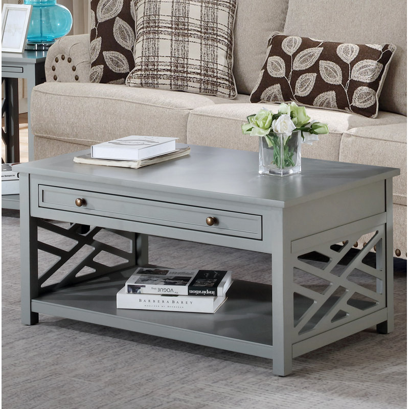 3 - Piece Living Room Table Set, Grey