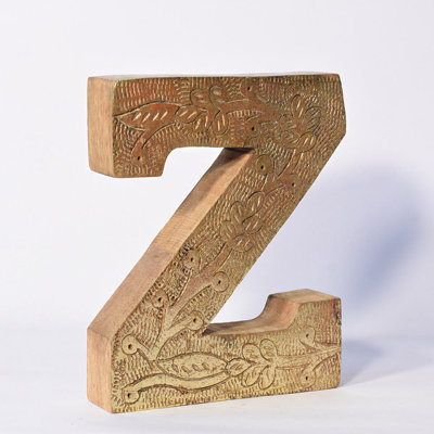 Haddam Text & Numbers Letter Block