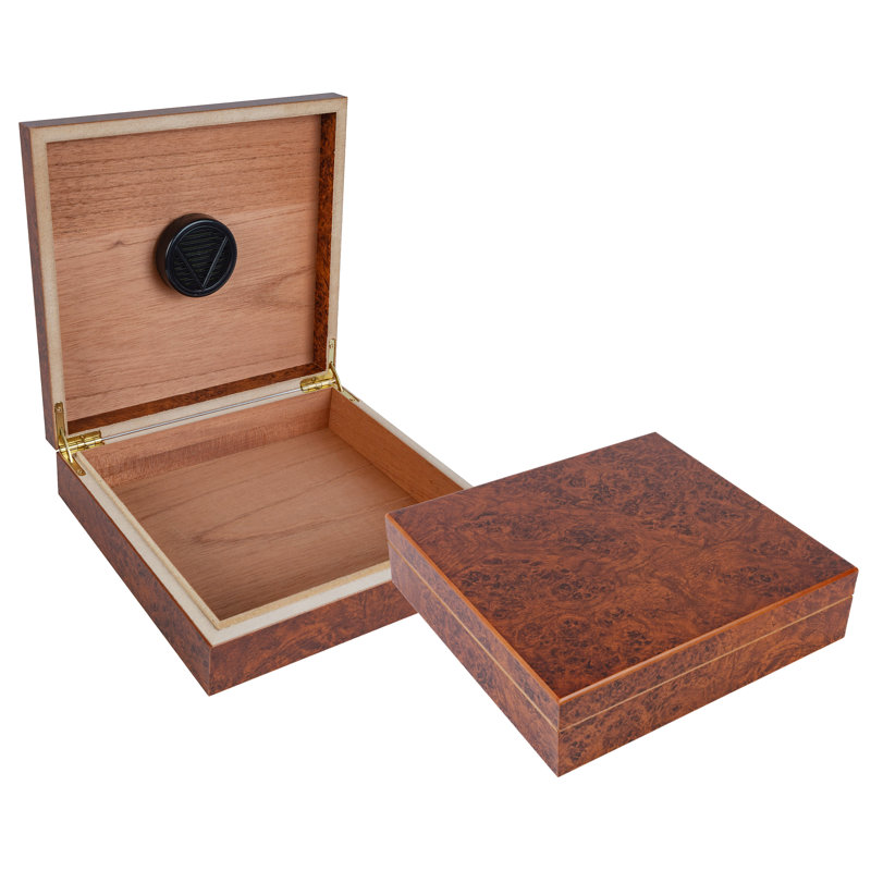 Paylag Wood Cigar Humidor, Brown