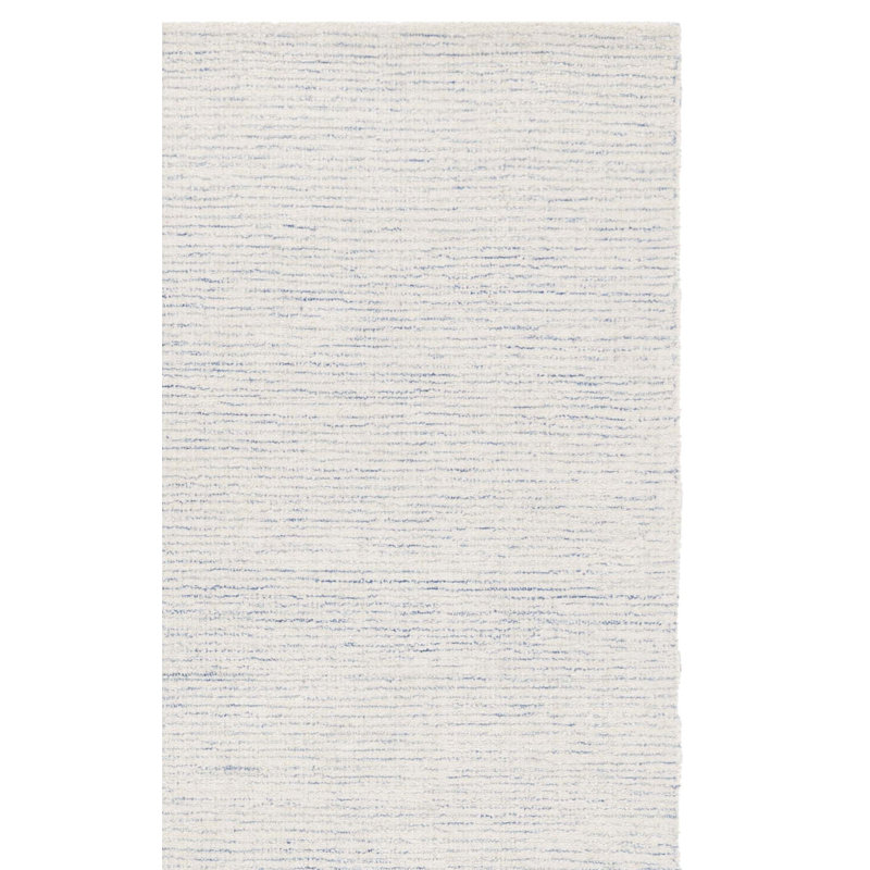 Abstract Hand Tufted Wool; Cotton Abstract Indoor Rug, Rectangle 5' x 8'