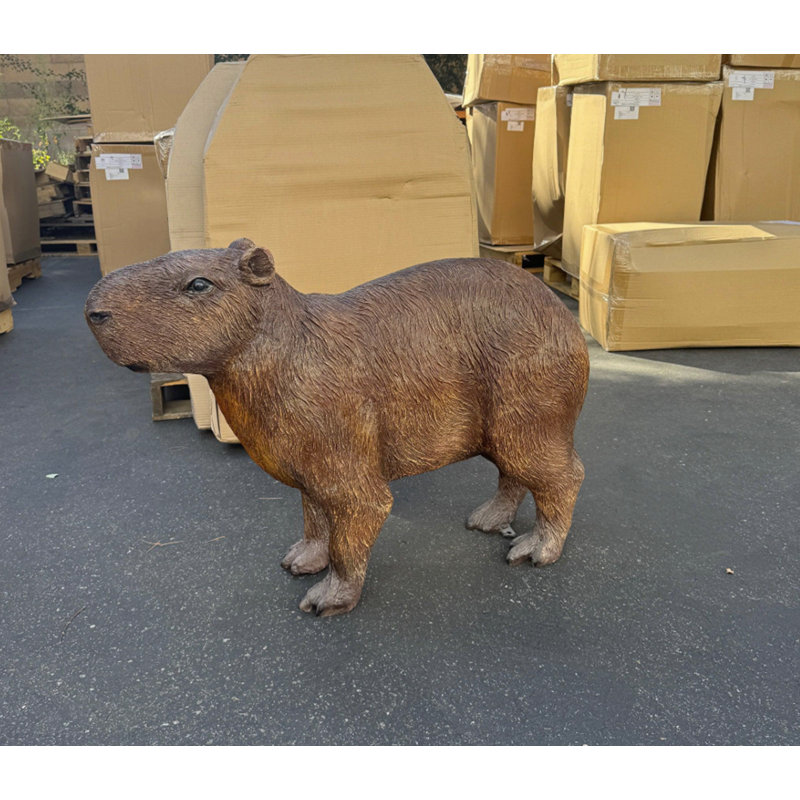 Capybara Mama Life Size Statue