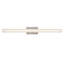 Garland 36-in Black dimmable LED Wall Sconce-1385021513