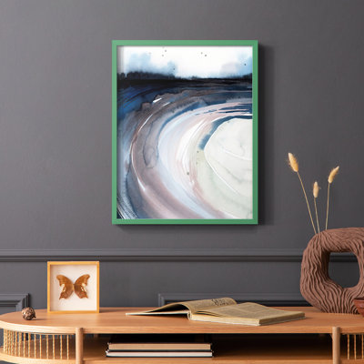 Geode Valley I, reproduction encadrée - bois massif