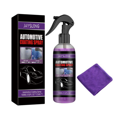 Spray Spray 3 In 1 High Protection Fast Coating SprayFast Fine Scratch RepairFast Car CoatingPlastic Part RefurbisherCar Scratch Repair Spray 100ml