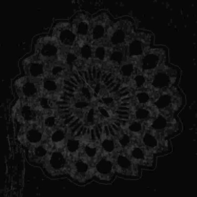 Black and White Shape - Wrapped Canvas Print