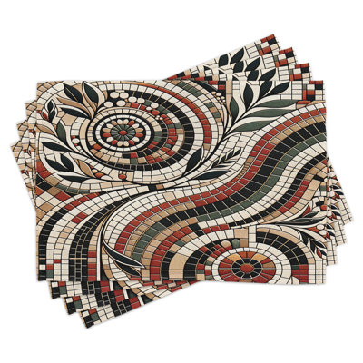 Ensemble de 4 napperons Ambesonne Boho