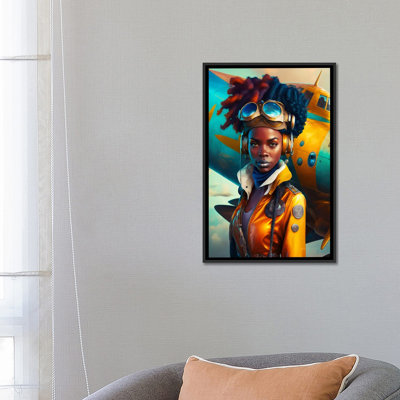 Afrofuturist, femme africaine pilote I