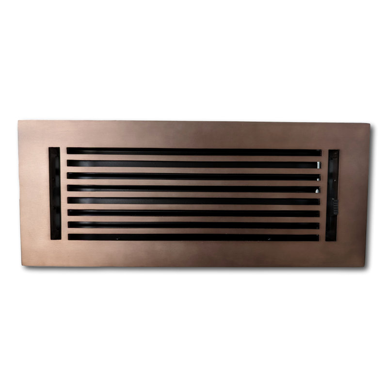 Couvercle de ventilation Madelyn Carter, Bronze huilé, L 5,25 po x L 13,50 po