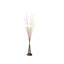 Lampe sur pied à 61 lumières sphériques en aluminium doré 61,5 "Aluminun