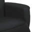  Fauteuil inclinable avec repose-pieds en similicuir noir-1924330595