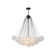 Jayla Modern 3-Light Bubble Globe Cluster Chandelier
