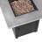 The Wakefield Steel Propane Fire Pit Table