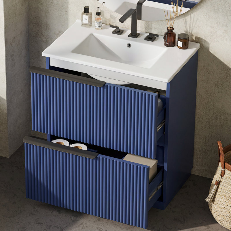 Coiffeuses, Bleu