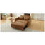 Canapé-lit convertible de 51,57 po, fauteuil ajustable surdimensionné avec 3 ports USB, peu encombrant pour les petits appartements, salon, chambre à coucher, brun-129030391