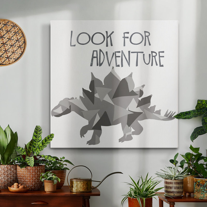 Look for Adventure - Toile tendue avec châssis de qualité supérieure - prête à être accrochée