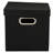 Foldable and Stackable Storage Boxes with Lids Durable Grommet Handles PP Non‑Woven Fabric and Reinforced Chipboard Siding Black-854629180