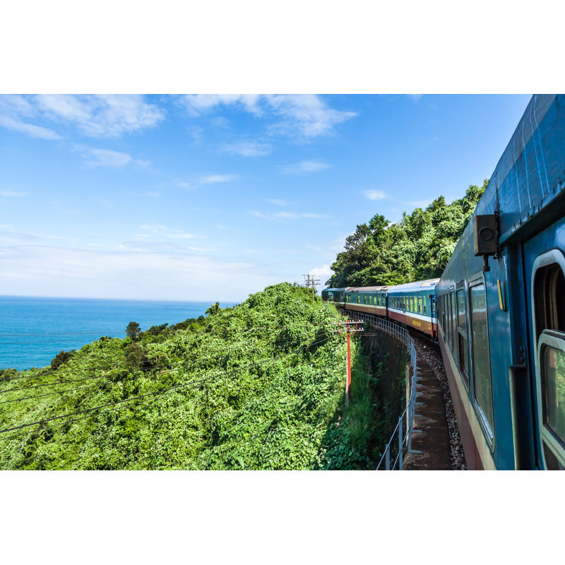 Train To Walk In The Mountains - Wrapped Canvas Print, 30cm H x 46cm W