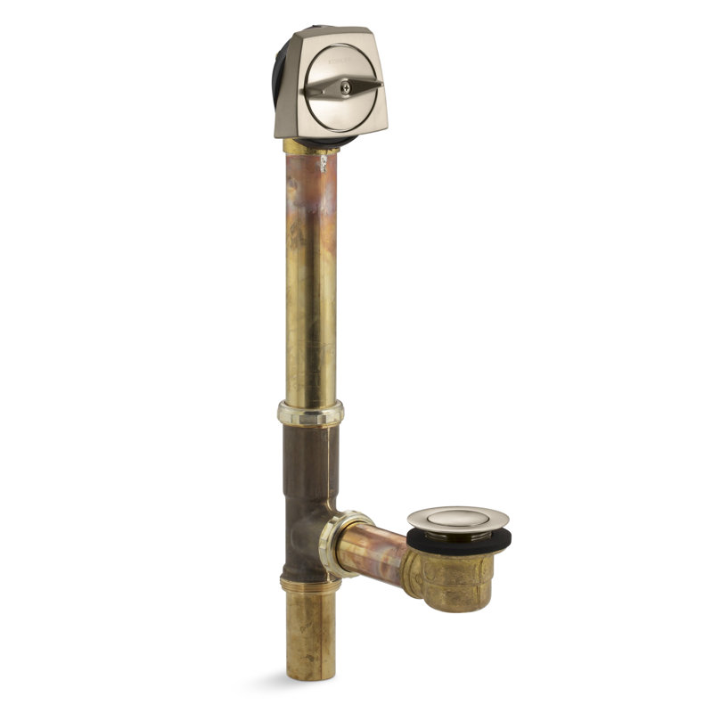 Drain de baignoire Clearflo, Bronze brossé vibrant