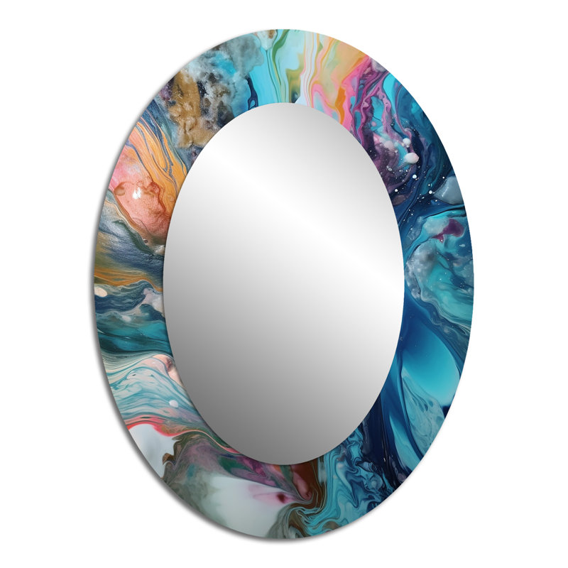 Miroir mural Teal, 40 po x 30 po