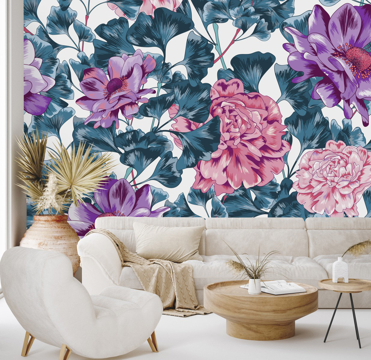 Red Barrel Studio® Flowers Wall Mural | Wayfair