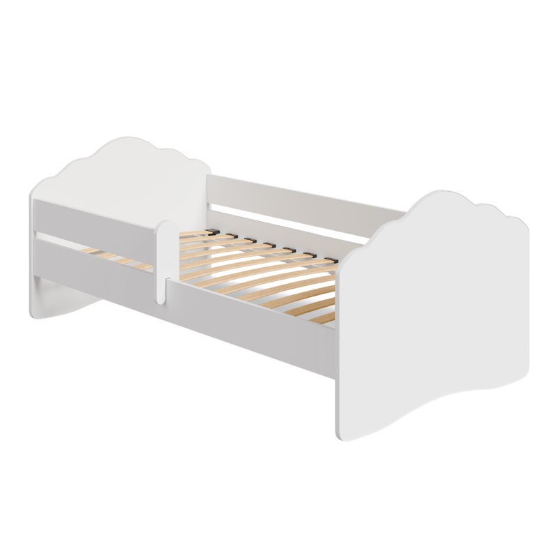FALA children's bed with railing, Cot Bed/Toddler (70 x 140cm)