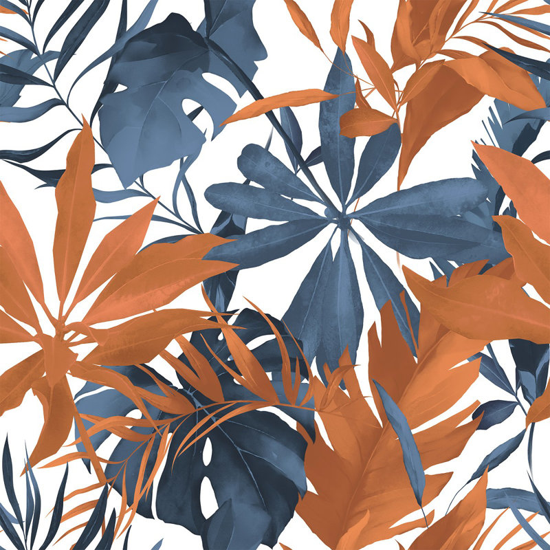 Hopfinger Floral Wall Mural, 2.08' W x 10.42' L