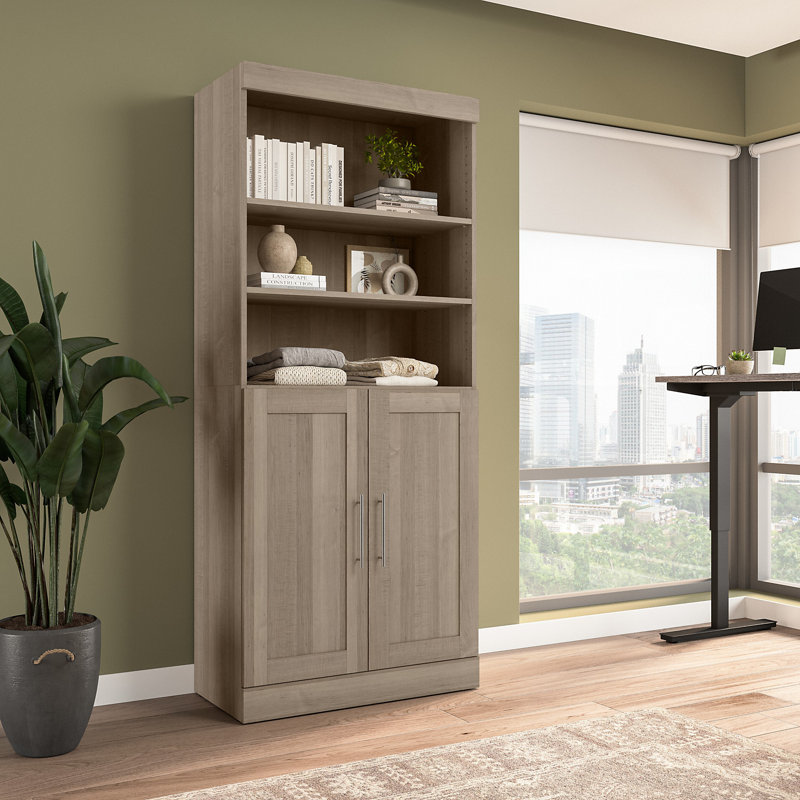 Arlex Walk-In Tower, Ash Gray, 83.66" H x 36" W x 18.19" D
