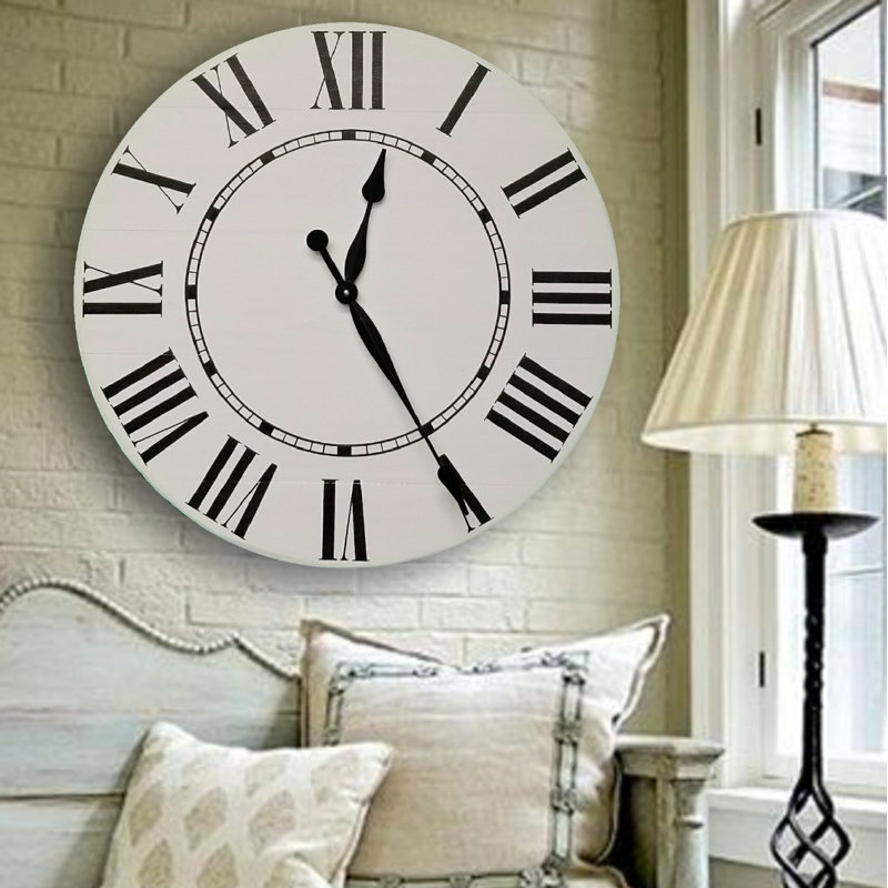 Horloge murale surdimensionnée Rainey, Grand
