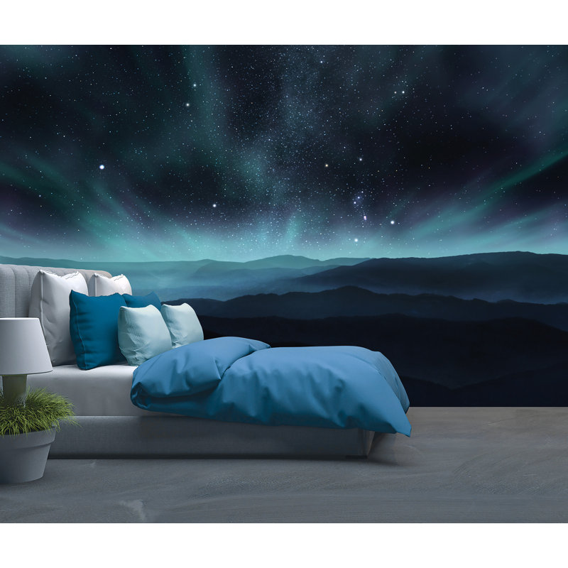 Panneau mural 6 panneaux Atmosphere Night Sky H 8,2 pi x l 10,4 pi
