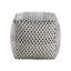 Pouf carré en tissu antidérapant, capacité de 300 lb, multicolore, repose-pieds recouvert de 16 po x 16 po x 16 po, fond antidérapant, poids-133001325