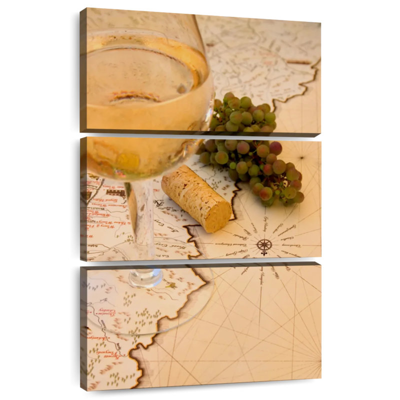 Yarlin Winery Map, 65" H x 42" W