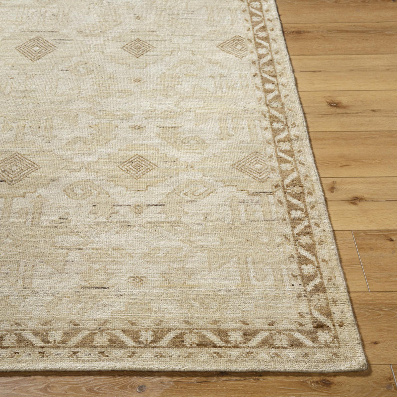 Agora Handmade Wool Ikat Area Rug, Rectangle 12' x 15'