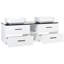Lashieka 150mm Double Bathroom Vanity with Vessel Ceramic Basin