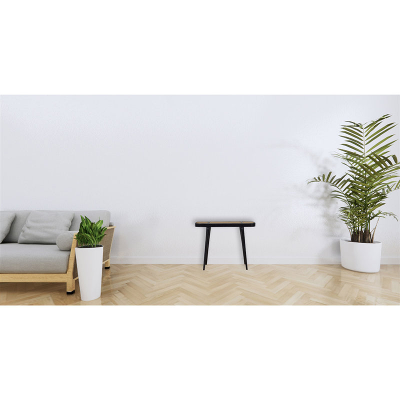 Console noir carbone